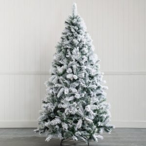Christmas tree white with pine