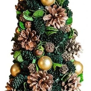 Christmas Tower Star Wreath Tabletop Christmas Tree For Garden,Wedding, Party,Christmas Decoration Xmas Tree Decorations (Little Christmas Tower )