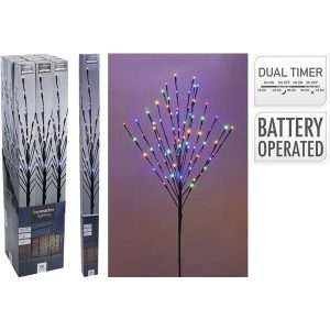 LED Light Tree with 80 LEDs H: 110 cm, Multicoloured