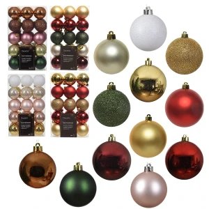 Christmas baubles tree 24 pcs*2.5cm