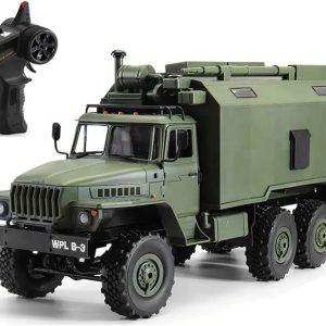 Military Truck, Off-Road Remote Control Army Cars, 2.4Ghz 6WD 1:16 Scale, RC Vehicle Army Truck Transport Electric Toy With LED Light And Alloy Chassis For Adult Boys Kids Gift