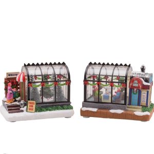 Christmas led green house random designs