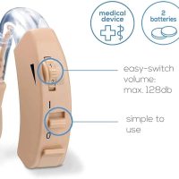 Beurer HA20 Hearing Amplifier | Amplifies the volume of sounds for restricted hearing abilities | Ergonomic fit behind the ear | Individually adjustable |