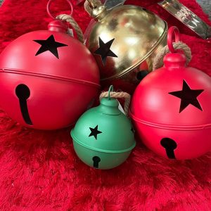 Christmas     baubles metal 10cm 1pc