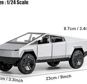 1:24 Scale Alloy Diecast Model Car Pullback Vehicle Toy Collection for Tesla Cybertruck Pickup, Kids Gift

Amazon's Choice