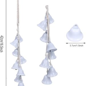 Witch Bells for Door Knobs, Handmade Decorative Door Hanging Bells, Witch Wind Chimes for Bohemian Home Room