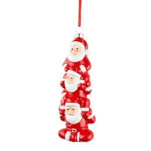 Tree decoration 15cm, 3D plastic Christmas decoration extra light, VE-144(24)