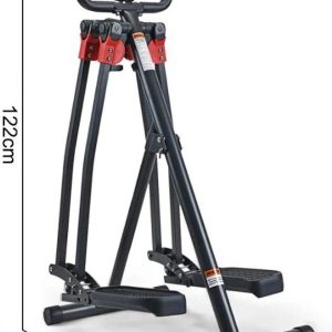 Stepper Air Walker Glider Elliptical Machine with Side Sway Action & 360 Motion for Exercise and Fitness