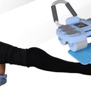 AB roller for abdominal exercises wheel wheel wheel with reflection + mat