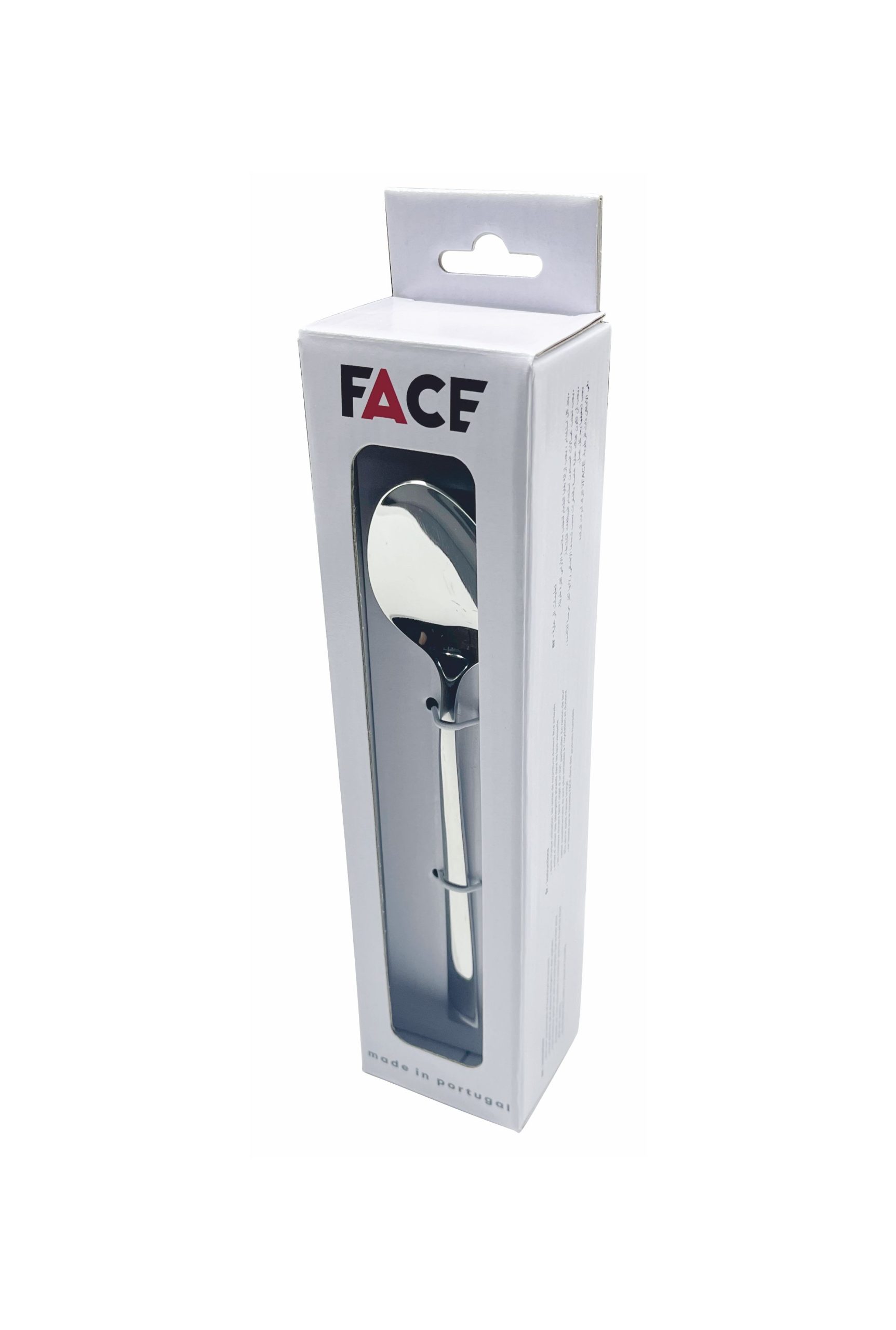 stainless steel table service set utensil face Maldives Portugal 6pcs/set