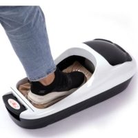 Automatic shoe cover dispenser cleaning film machine