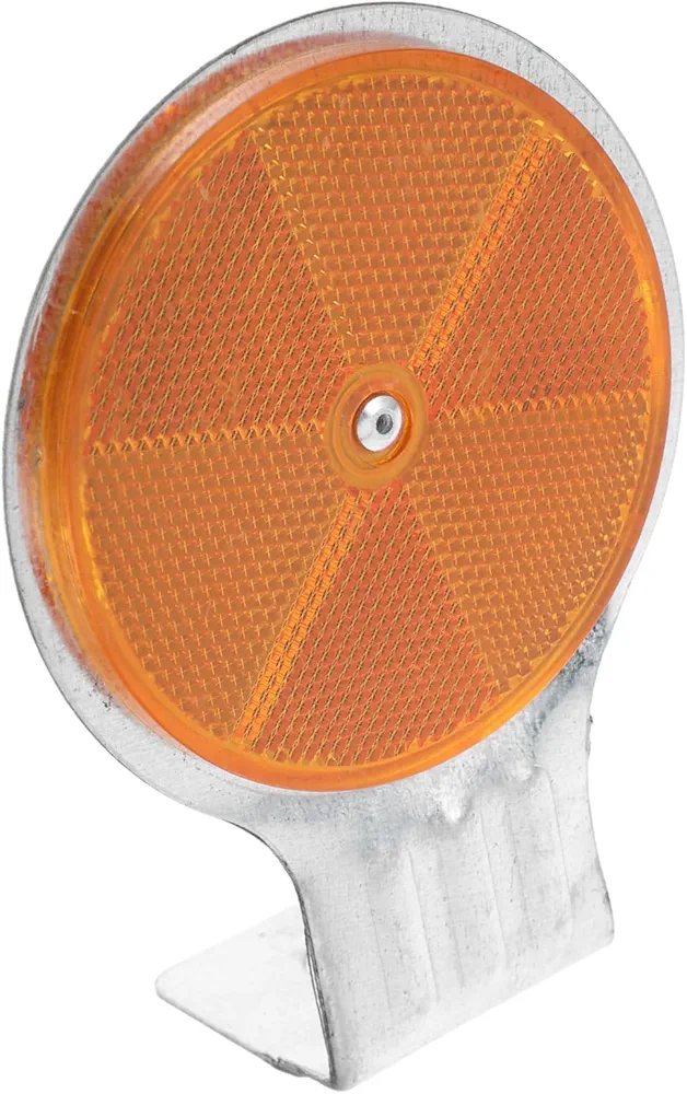 Cycling Reflectors Reflective Markers for Driveways Traffic Signs Roadside Safety Easy Mounting - Image 3
