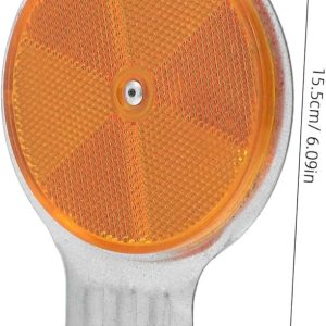 Cycling Reflectors Reflective Markers for Driveways Traffic Signs Roadside Safety Easy Mounting