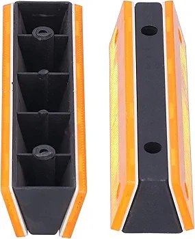 Reflectors, Rectangular Reflective Marker, Reflective Road Pavement Marker, for Speed Bumps, Sidewalks, Traffic Warning Installations 1pc - Image 3