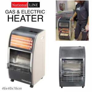 general line. gas and electric heater
