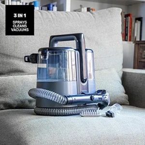Taurus - Textile Care Hygienic Upright Vacuum Cleaner SPCL400 | 400 W | 10,000 Pa Suction Power | 3-in-1: Spraying, Cleaning and Vacuuming Sucks Solids and Liquids | Accessories Included