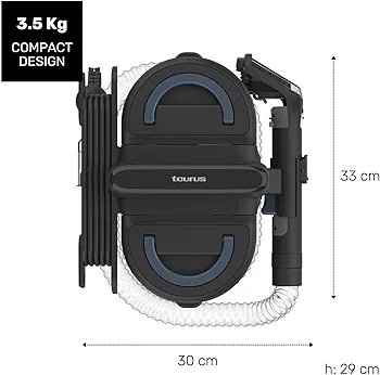 Taurus - Textile Care Hygienic Upright Vacuum Cleaner SPCL400 | 400 W | 10,000 Pa Suction Power | 3-in-1: Spraying, Cleaning and Vacuuming Sucks Solids and Liquids | Accessories Included - Image 3