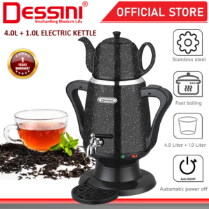 dessini Italy  4 liter-1liter stainless  steel electric kettle automatic cut ceramic tea pot