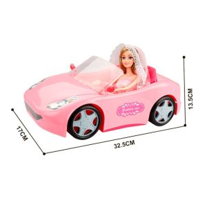 Xin Yaer Doll Car | Barbie Bride Detailed Toy Car