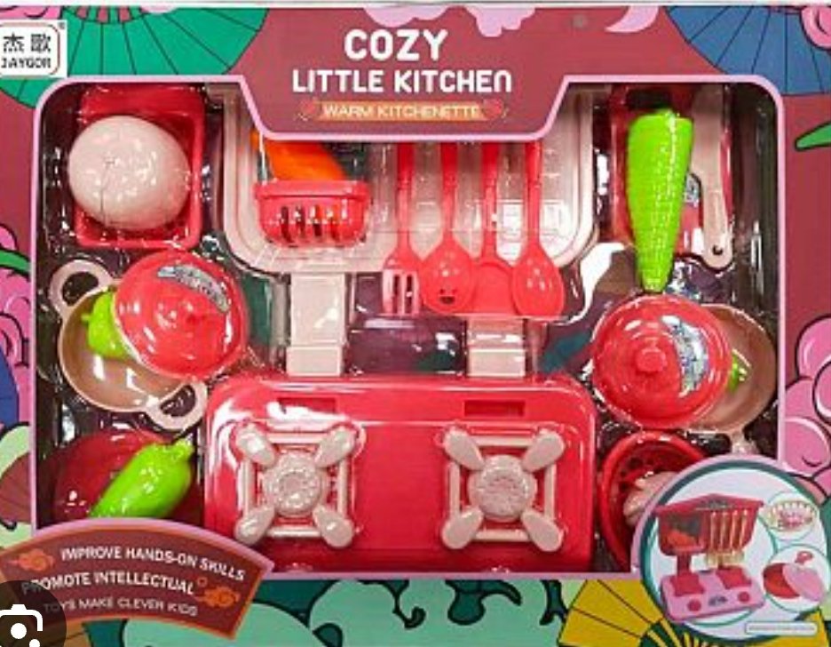 toy kitchen set