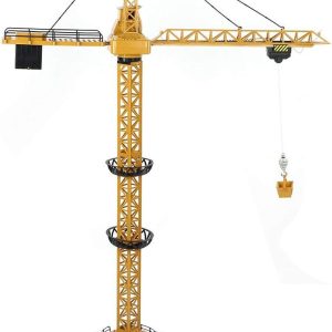 VBESTLIFE RC Tower Crane Main Body,2.4GHz 6 Channels RC Tower Crane Simulation Sound Engineering Truck