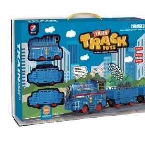toy blue train truck