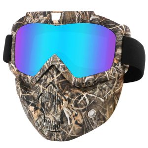 Motorcycle and snowmask camoflage
