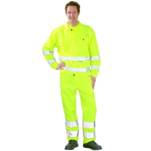 Size 26 "High Visible" Waisted Jacket - Yellow