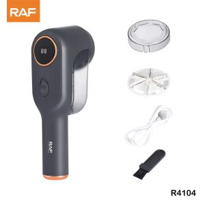 RAF Rechargeable Lint Remover with LED & Stainless Steel Blades R4104 - Image 2