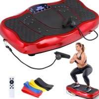 Vibration Plate Exercise Machine, Full Body Vibration Platform for Home Workout, Weight Loss, Lymphatic Drainage, Body Shaping
