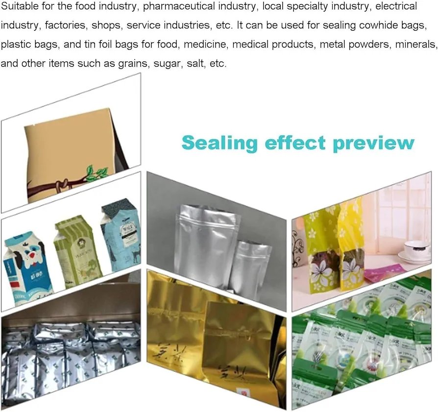 Commercial Foot Pedal Heat Sealing Machine, Cutting Machine, , Automatic Bag Sealer, Foot Pedal Mounted Bag Sealer, for All Plastic Sheets - Image 9