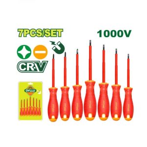 Set of dielectric screwdrivers (7 pcs.) DYLLU DTSS7407 75-150mm