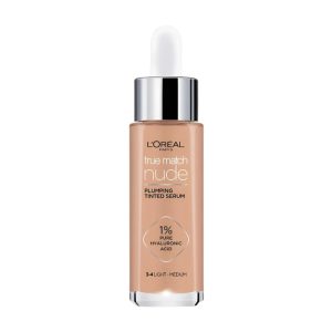 L'Oréal Paris True Match Nude Plumping Tinted Serum 3-4 Light Medium