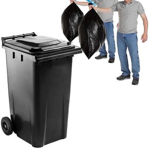 3M PLASTIC Bonita | Wheelie Bin Without Pedal 240L  BLACK