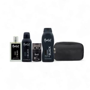 Hamlet Selfcare Black Gift Set For Men