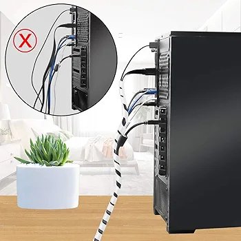 Clear Spiral Wrap Cable (Wrap Range: 0.354 in-2.559 in) for Computer Cable, Electrical Cable Organizer, Hose, RoHS Compliant - Image 4