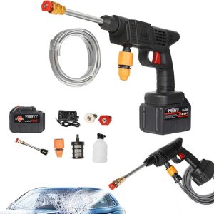 Cordless Pressure Washer, Car Pressure Washer, Car Wash Nozzle Portable Power Washer Cordless Car Pressure Washer For Floor Cleaning And Car Detailing