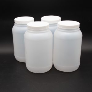 Polypropylene Bottles with Caps (4 Round 3.7 liter ) 1pc