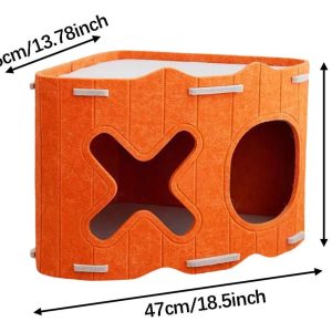 Cat Bed, House, Cave, Cozy, Breathable