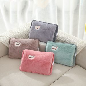 Hot Water Bag Winter EU Plug Electric Hand Warmer Hot Water Bottle Charging Hot-water Bag Heating