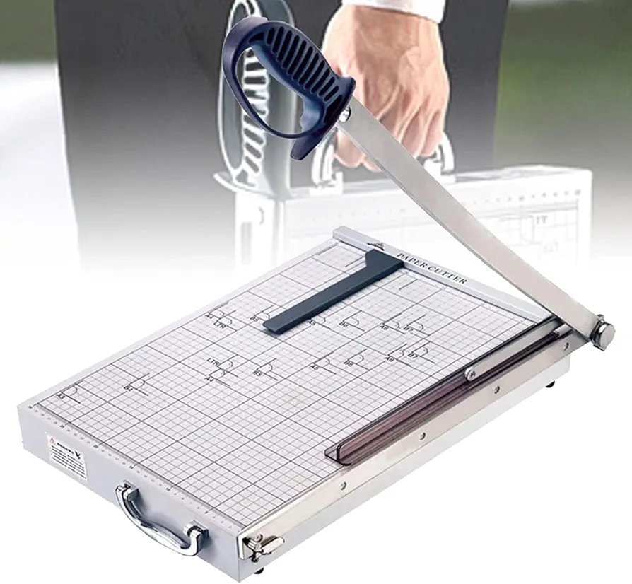 Paper Cutter, Multipurpose A3/A4 Paper Cutter, Heavy Duty A3 Paper Trimmer, for Cutting Copper Sheets, Leather, Plastic Sheets, Iron Sheets, and Non-woven Fabric