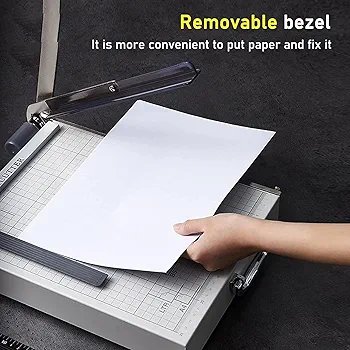 Paper Cutter, Multipurpose A3/A4 Paper Cutter, Heavy Duty A3 Paper Trimmer, for Cutting Copper Sheets, Leather, Plastic Sheets, Iron Sheets, and Non-woven Fabric - Image 2