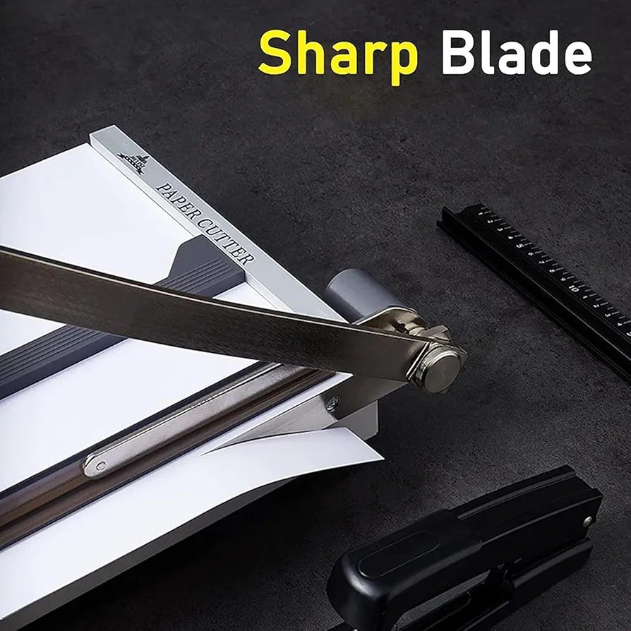 Paper Cutter, Multipurpose A3/A4 Paper Cutter, Heavy Duty A3 Paper Trimmer, for Cutting Copper Sheets, Leather, Plastic Sheets, Iron Sheets, and Non-woven Fabric - Image 5