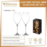 Crystal Wine Glass In Colored Box ( Set of 2 ) 19 OZ. 560ml
