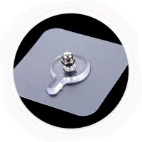 2 Pieces Self Adhesive Hooks Small Sticky Hooks for Drywall Wall Hooks for Photos, Trace Free Self Adhesive Hook, Wall Hook without Nails, Hanging Nails