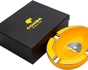 Cigar ashtray, ceramic ashtray, cigar ashtray with three-slot goose egg design