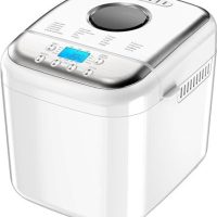 Dessini italy600W, bread maker machine with Low-Noise Motor, 19 Programs, LCD Screen, Crust, 500g/750g/1000g Capacity, Stainless Steel Lid, Non-Stick Aluminum Pan, KC3049