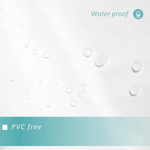 Bathlux Peva Shower Curtain 180x180cm Grey