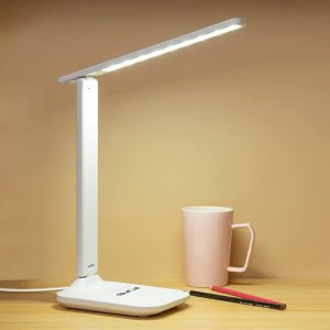 Flair ABS LED Desk Lamp, White - 40cm
rechargable