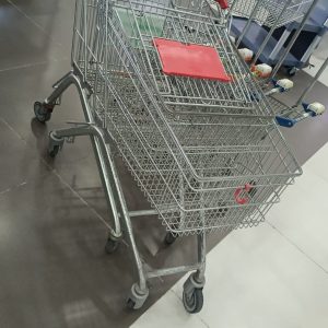 Germany used chariot metal trolley 120 liter hold up to 120kg